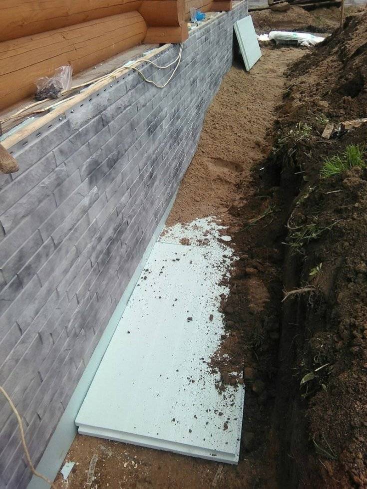 Утепление фундамента и цоколя деревянного дома изнутри и снаружи - holz house