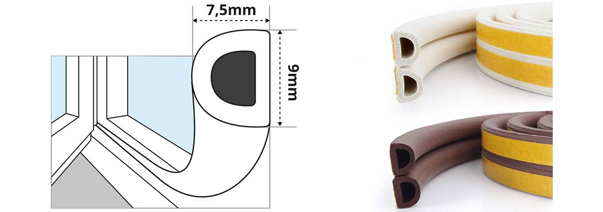 Оконный самоклеющийся уплотнитель: виды, как правильно клеить, плюсы и .