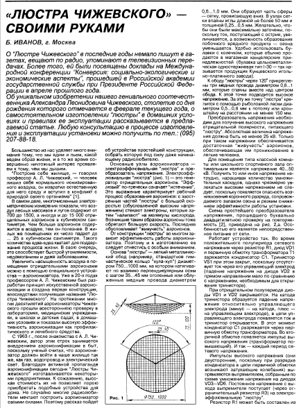 Ионизатор воздуха своими руками - разновидности и схема сборки