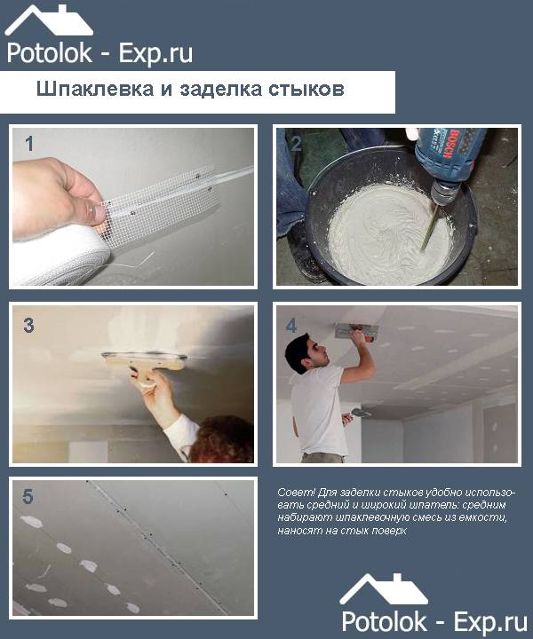 Шпаклевка гипсокартона под покраску: как и чем правильно шпаклевать гкл, технология подготовки стен своми руками + видео