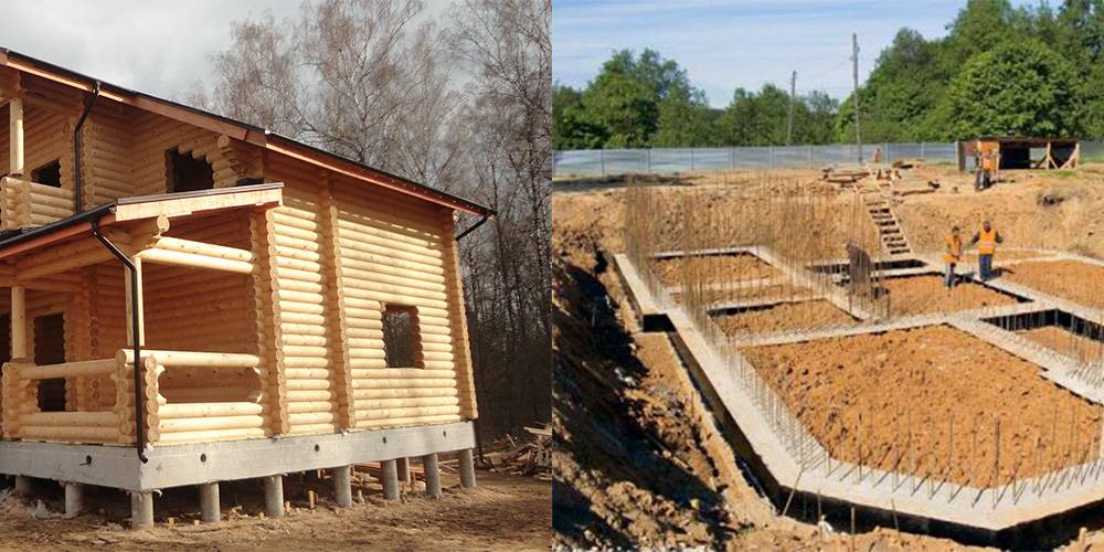 Какой сделать фундамент под деревянный дом: особенности