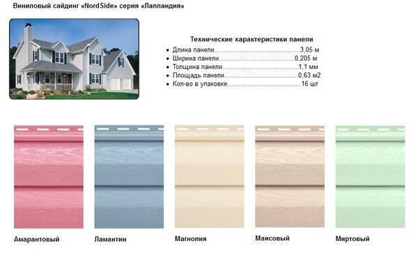 Подбор по цвету и комбинирование сайдинга при отделке фасадов
