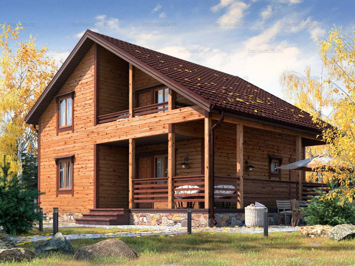 Планировка дома из бруса