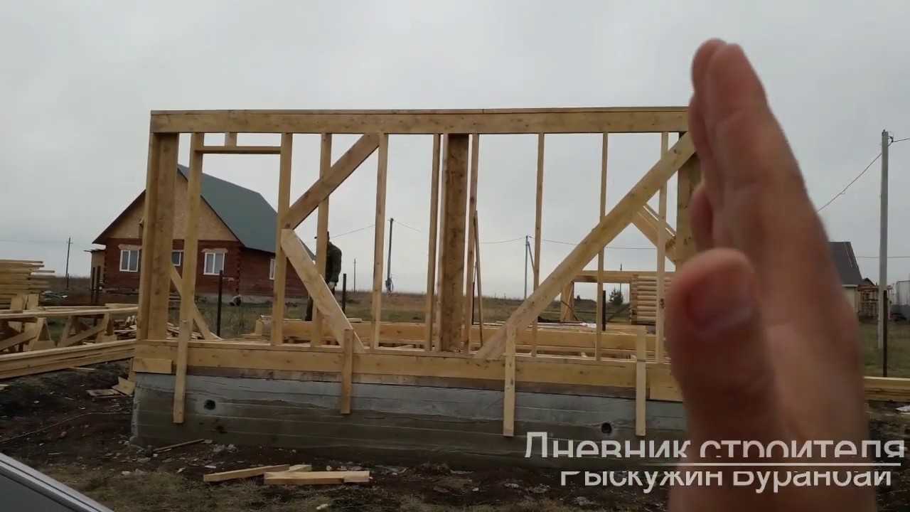 Как правильно смонтировать укосины в каркасном доме