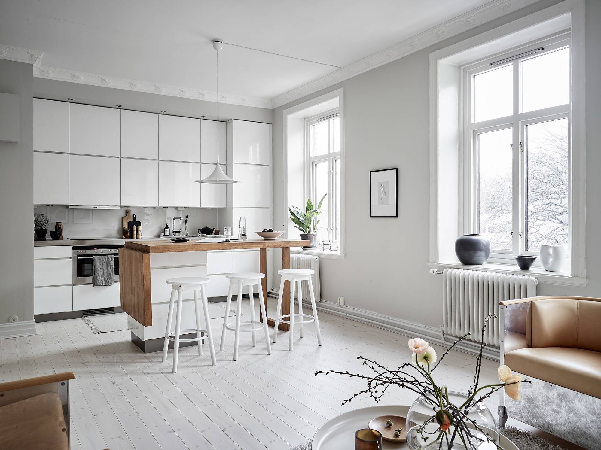 Кухня в скандинавском стиле: интерьер, фото, нюансы