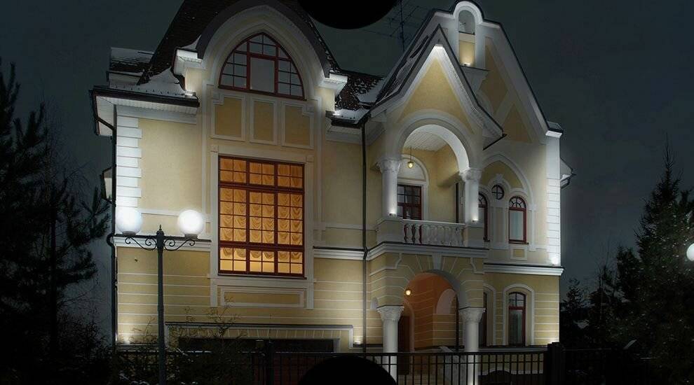 Архитектурная led подсветка здания на алюминиевом профиле ?