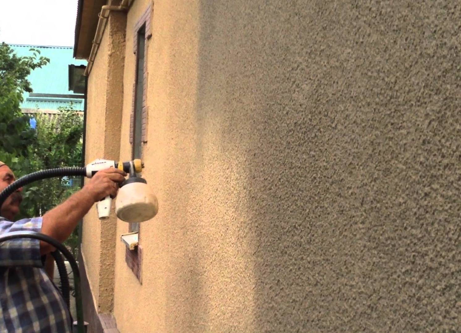 Как сделать шубу на саманный дом. отделка фасадной штукатуркой шуба, видео инструкции