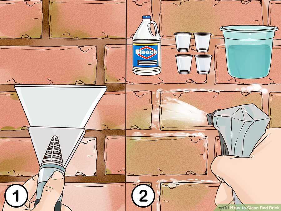 Как очистить кирпич от раствора? Механический и Химический способ очищения от цементного состава - Обзор и Инструкция