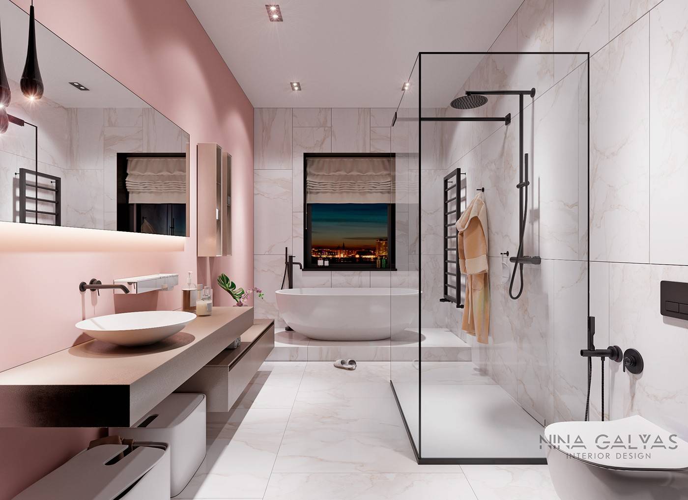 Дизайн ванной комнаты 2022: топ 5 трендов интерьера (59 фото)