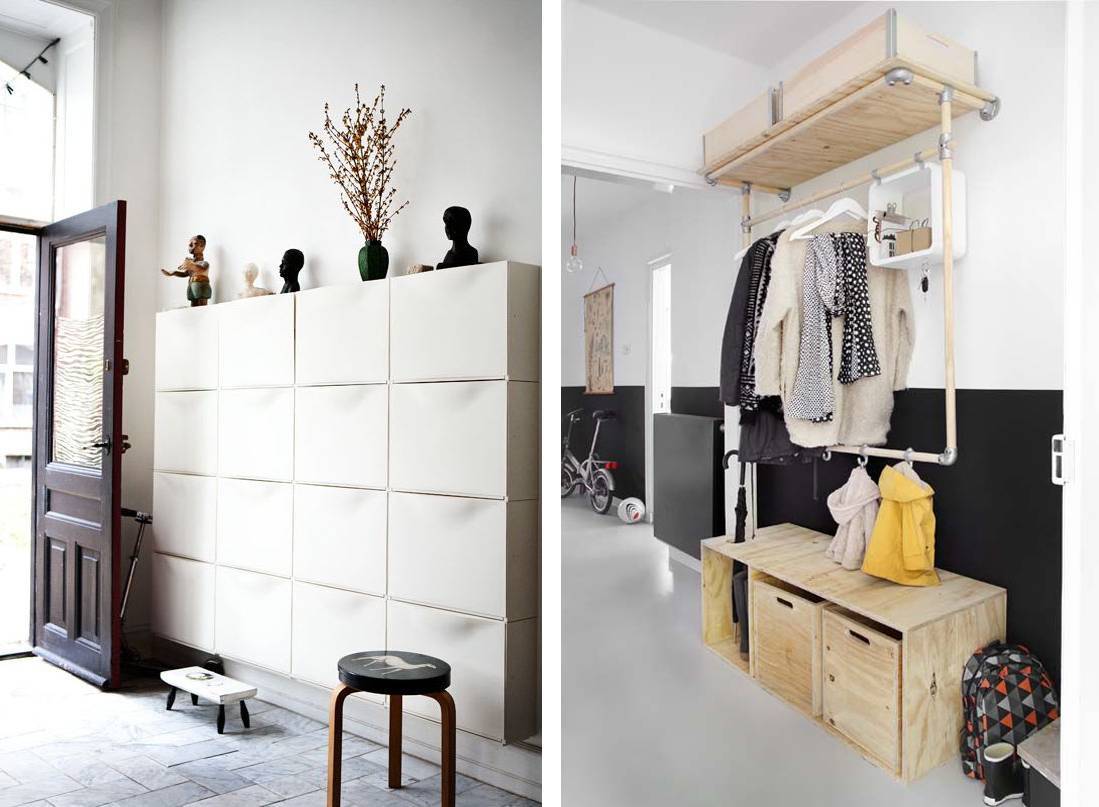 Как выбрать Мебель для маленькой прихожей в современном стиле
