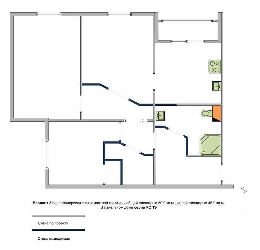 Март 2023 ᐈ 🔥 (+49 фото) схемы и фото планировки квартир п 46 серии с размерами удачные решения
