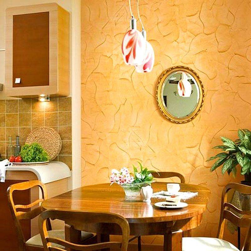 ТОП - 6 современных декоративных вариантов покрытий стен на кухне + фото