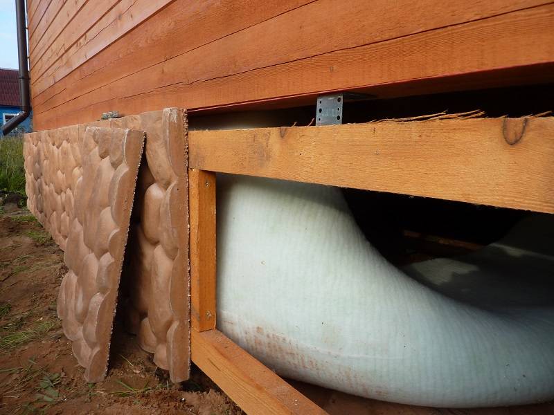 Чем закрыть цоколь дома на винтовых сваях: отделка фундамента снаружи (видео, фото)