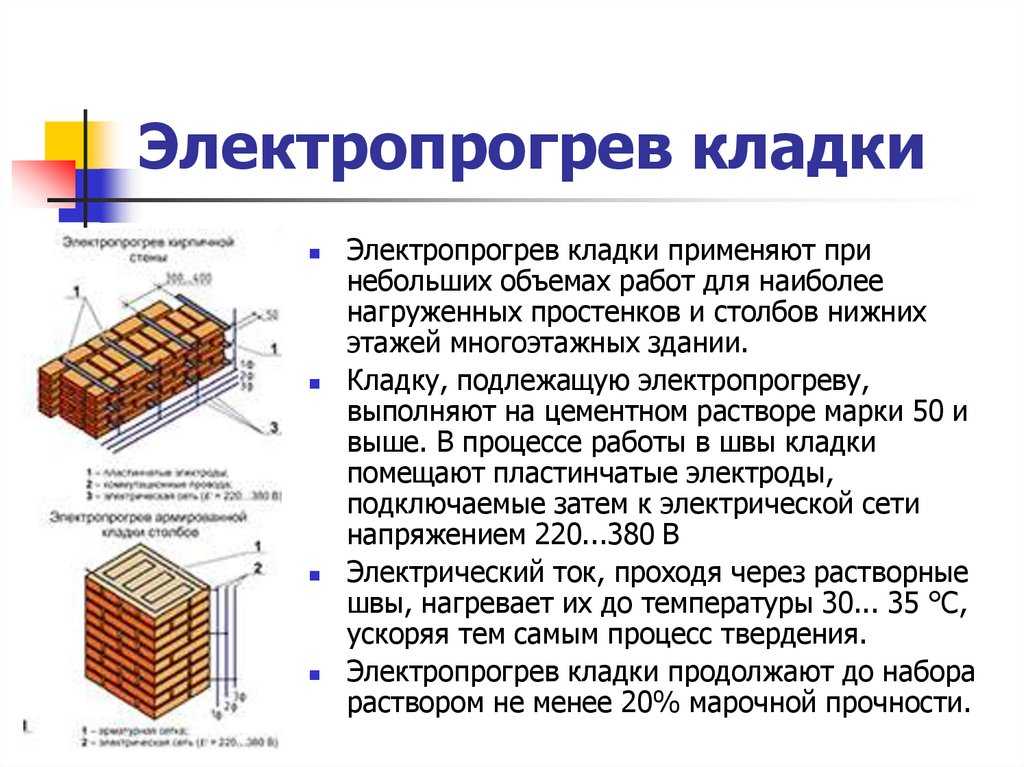 При какой температуре можно класть кирпич: особенности