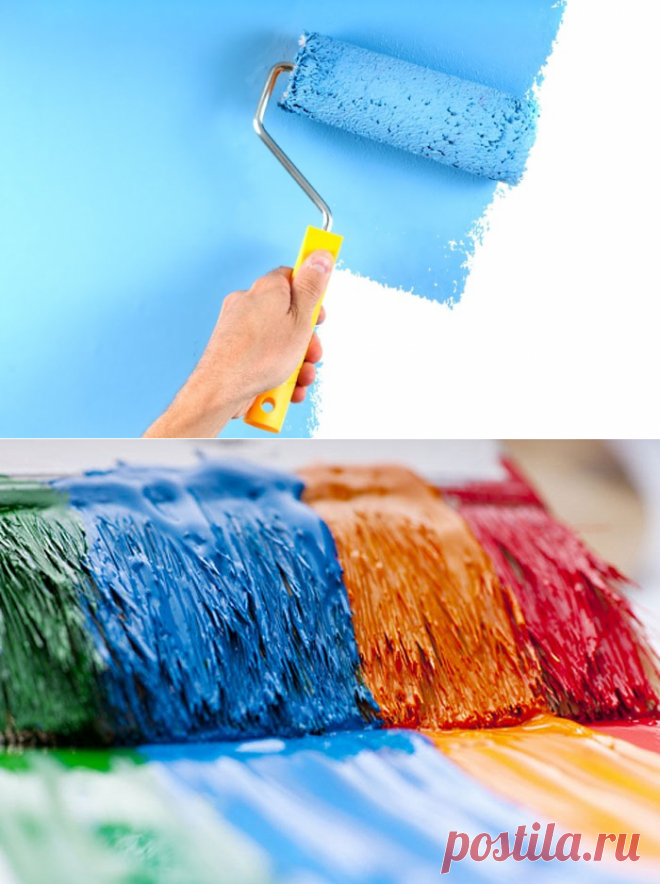 Как оригинально покрасить стены дома своими руками: советы и выбор краски +фото и видео