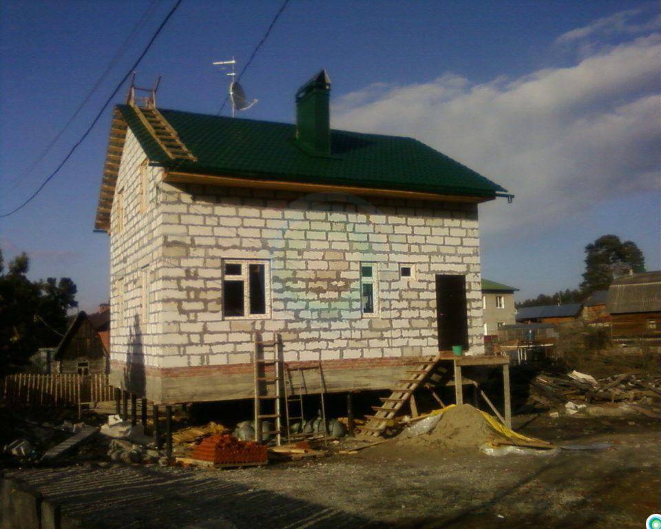 Свайный фундамент для дома из газобетона (на винтовых сваях)
