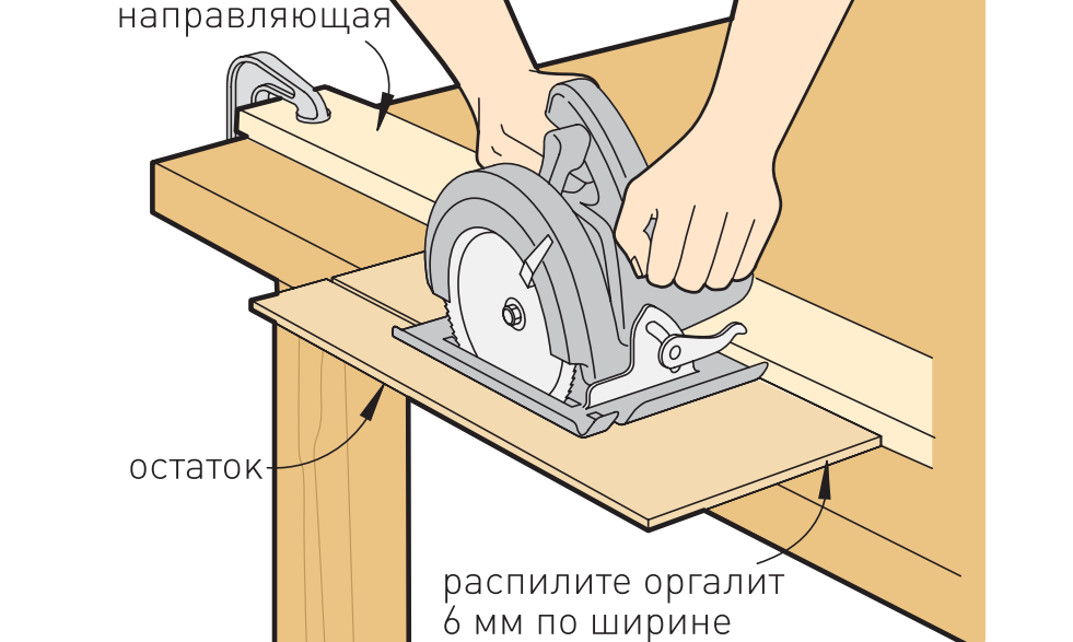 Направляющая для циркулярной пилы своими руками: подробная пошаговая инструкция по изготовлению самодельной шины для циркулярки, чертежи
