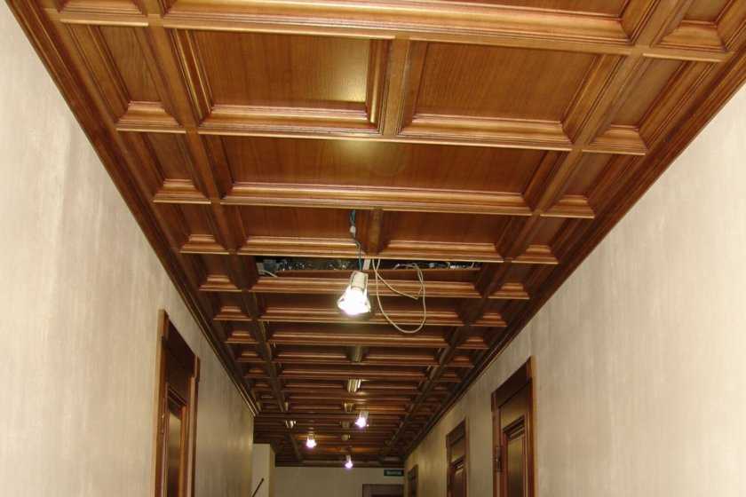 Кессонный потолок - что это такое, какой выбрать: из полиуретана, гипсокартона или дерева, подробное фото +видео