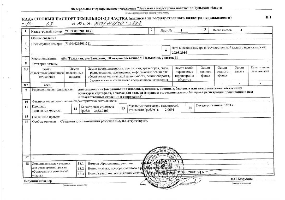 Процедура получения кадастрового плана земельного участка