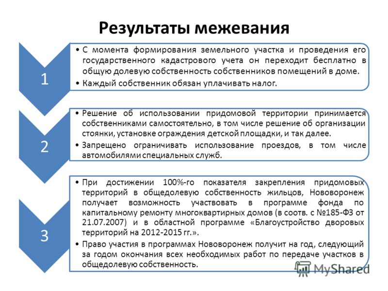 Размежевание земельного участка между двумя собственниками, как правильно провести межевание при долевой собственности