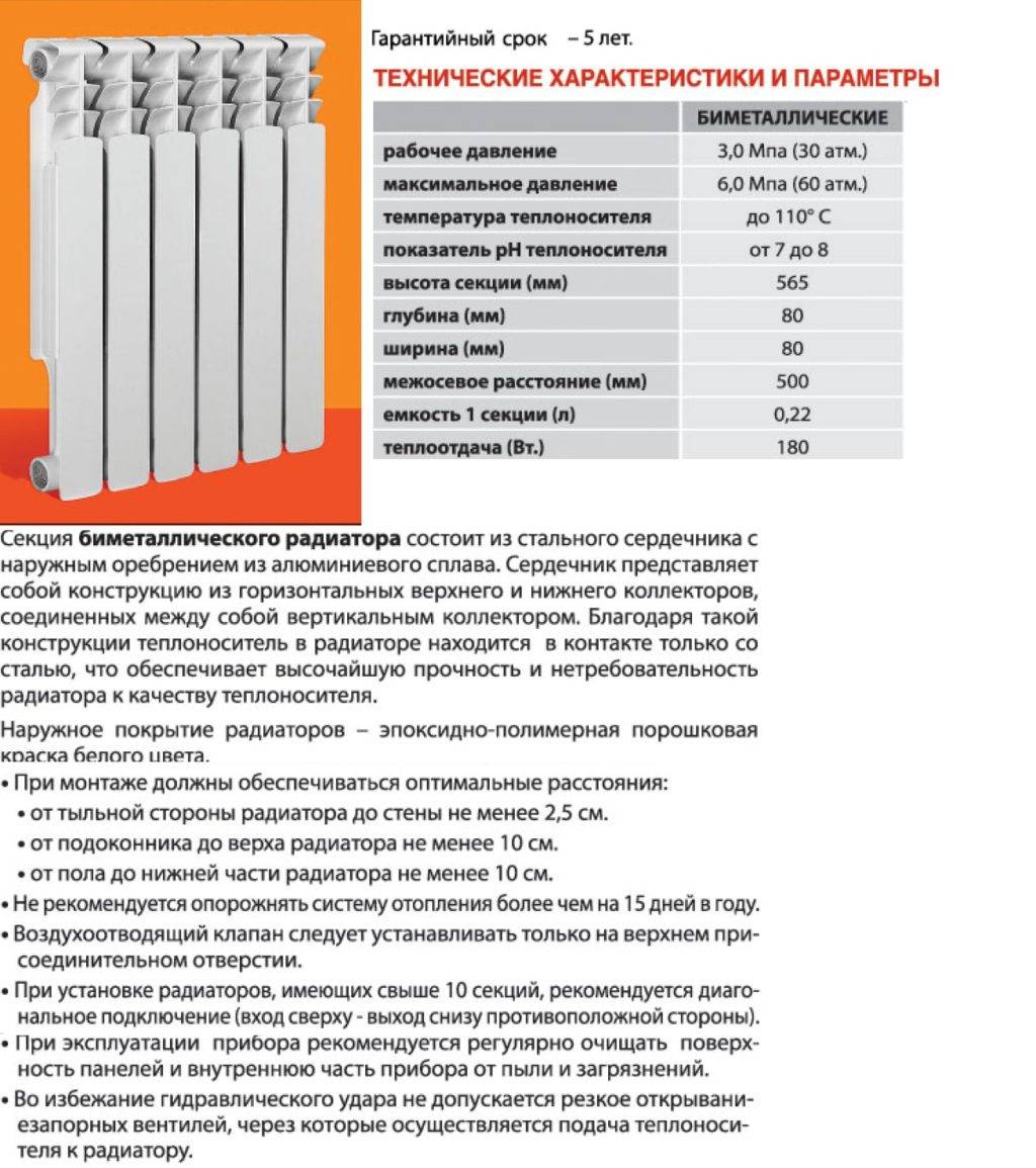 Биметаллические радиаторы: что это, плюсы и минусы, характеристики, установка | ремонтсами! | информационный портал
