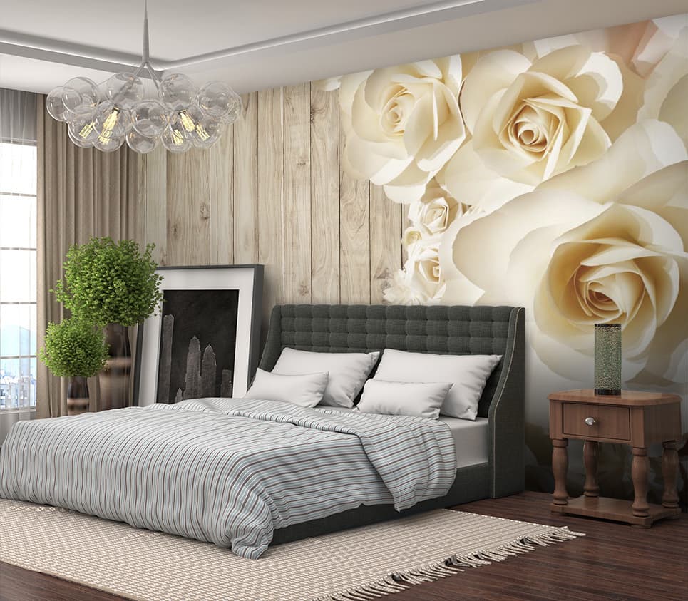 Цветы в интерьере спальни: украшаем помещение со вкусом