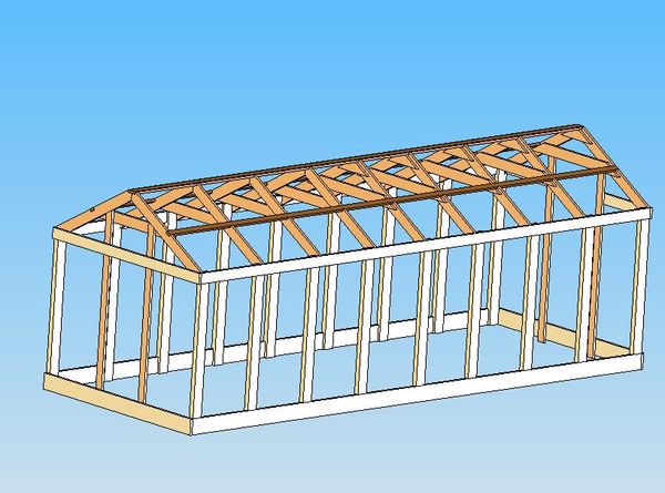 Теплица деревянная своими руками чертежи