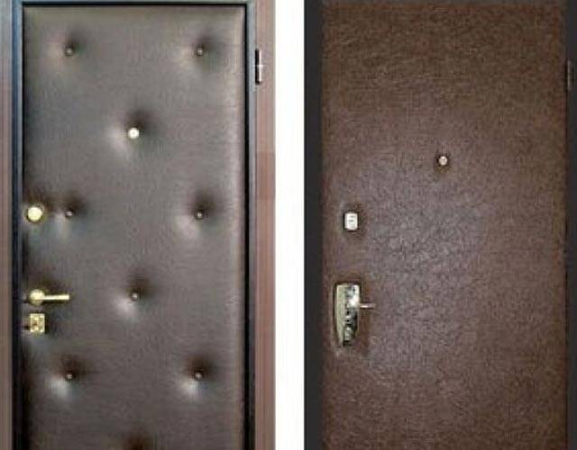 Как оббить дверь с внутренней стороны дермантином?