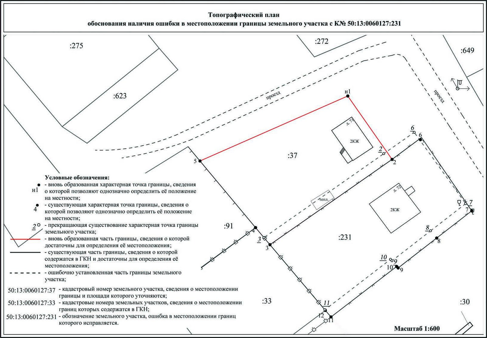 План одностороннего размежевания