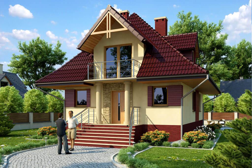 Проекты деревянных домов с мансардой и коттеджей с мансардным этажом