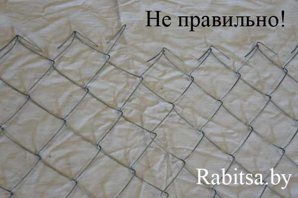 Как натянуть сетку рабицу – технология и способы