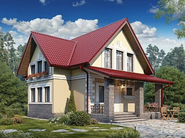 Дом с мансардой (100 фото): красивые проекты, идеи и дизайн