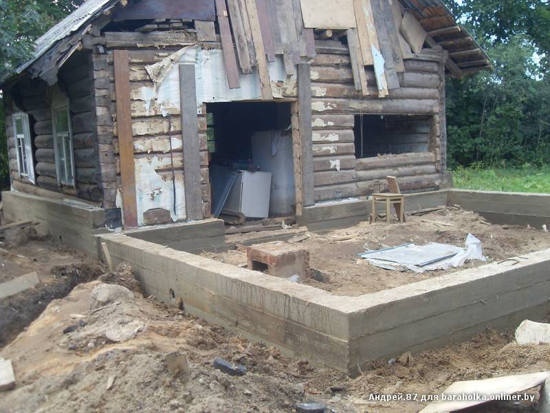 Строительство нового дома на месте старого