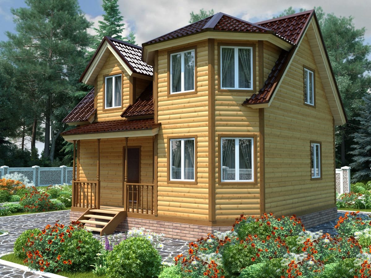 Строительство домов под ключ цена екатеринбург. Двухэтажный дачный домик. Домик из бруса. Двухэтажный деревянный дом.
