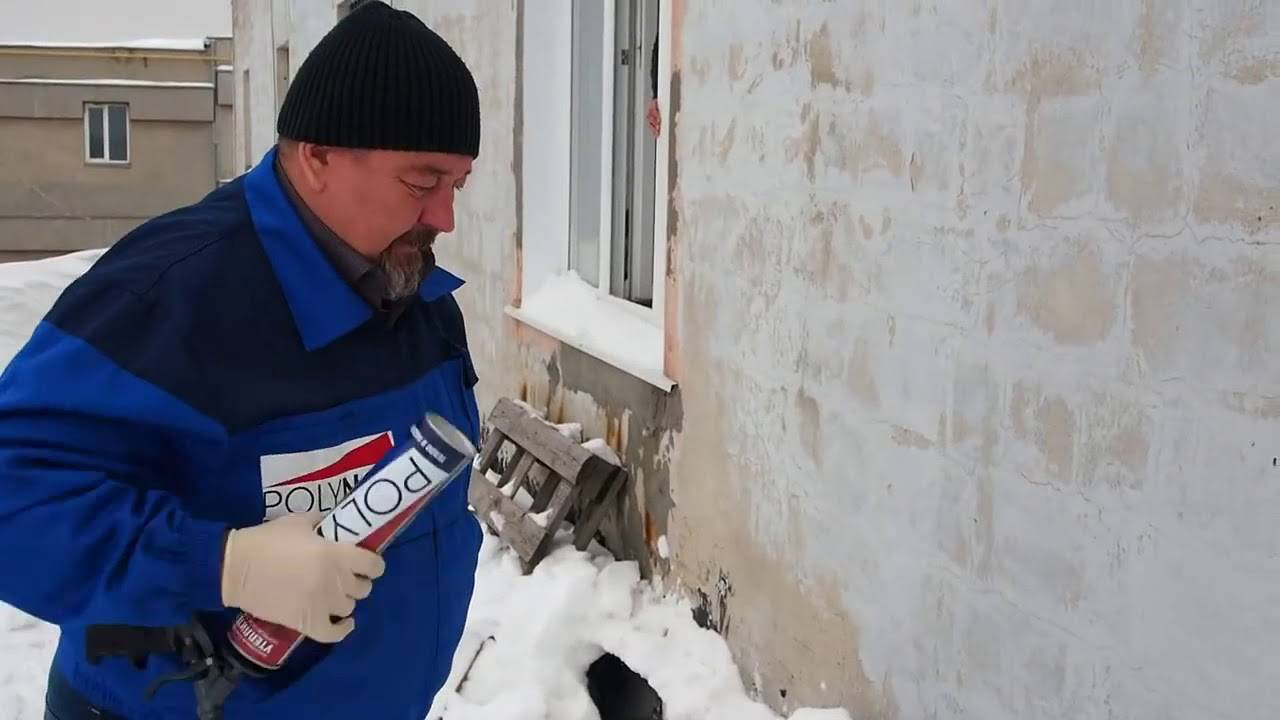 Сколько сохнет монтажная пена и от чего зависит время застывания?