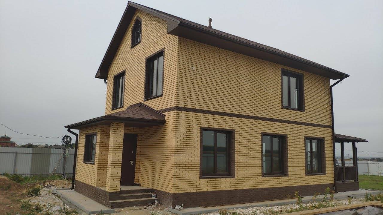 Облицовка каркасного дома кирпичом: технология выполнения работ
