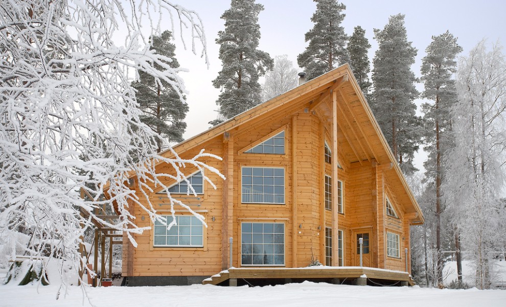 Проект зимнего дома из профилированного бруса