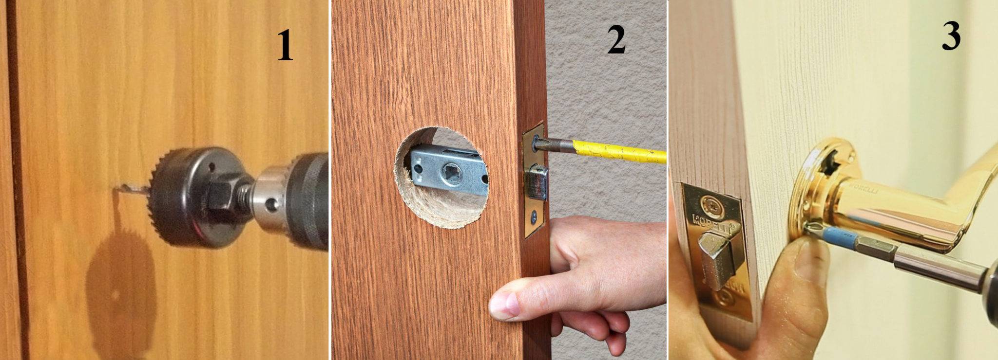 Врезать замок в межкомнатную дверь: как самому быстро установить магнитную защелку на деревянное полотно, как сделать это самостоятельно, правильно и аккуратно?
