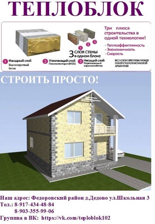 Чем выгодно строительство домов из теплоблоков. технология, видео, советы