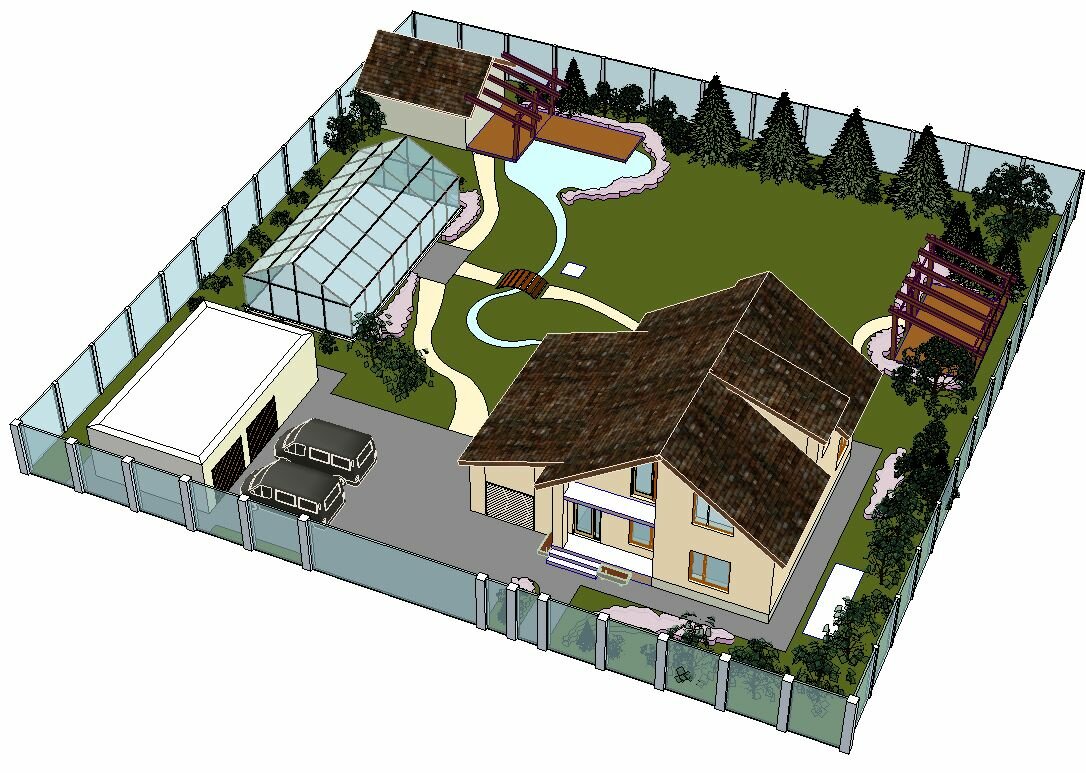 Схема и варианты планировки участка 12 соток: как правильно распланировать пространство, обустройство территории с домом, баней и гаражом, фото дачного проекта
