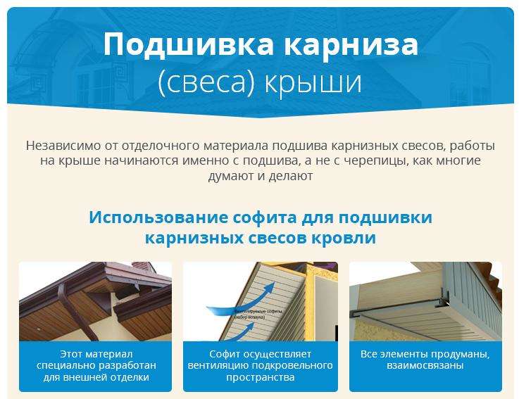 Технология подшивки карнизного свеса профнастилом