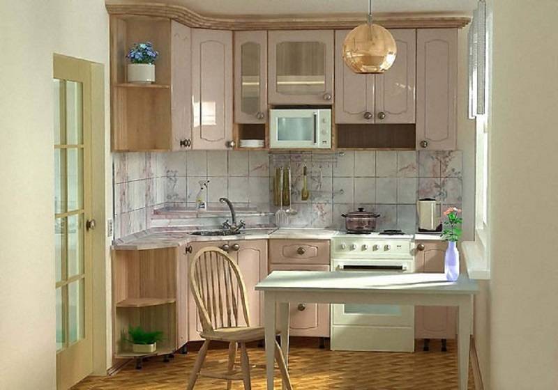 Малогабаритная кухня: фото примеров интерьера кухни маленького размера