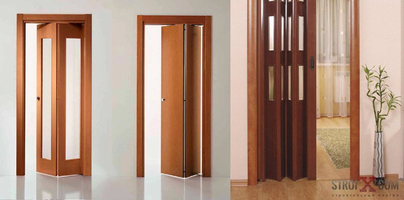 Двери межкомнатные гармошка: плюсы и минусы, как выбрать | двери дома