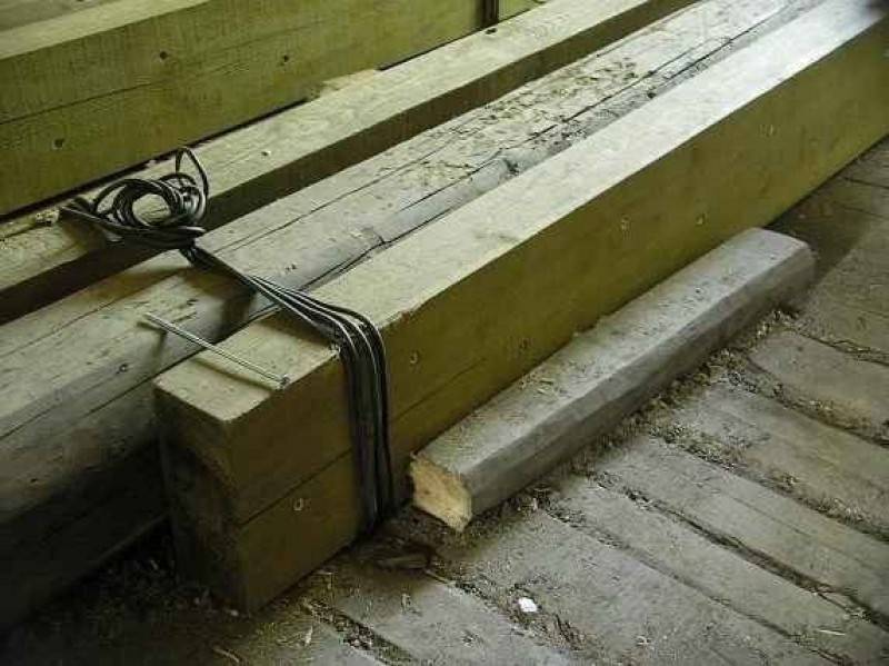 Усиление деревянных балок перекрытия своими руками: основные способы и методика