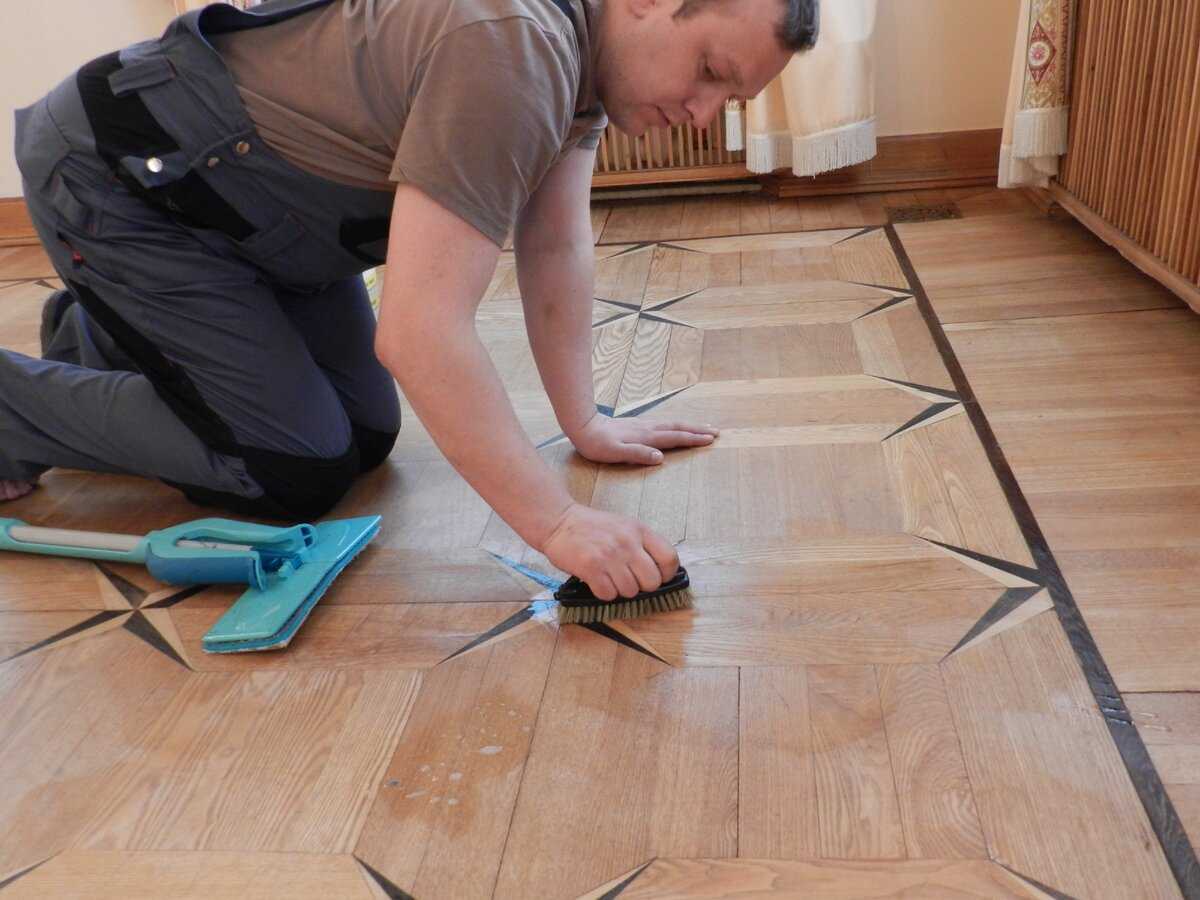 Как отремонтировать паркетный пол своими руками фото, видео