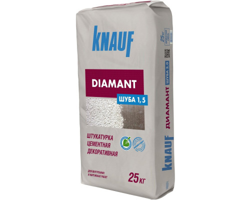 Фактурная штукатурка knauf diamant «короед» декоративная и ее технические хаpaктеристики +фото и видео