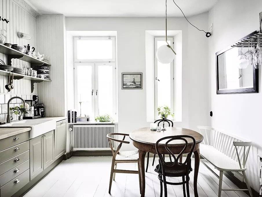 Кухня в скандинавском стиле: 130 фото и правила оформления