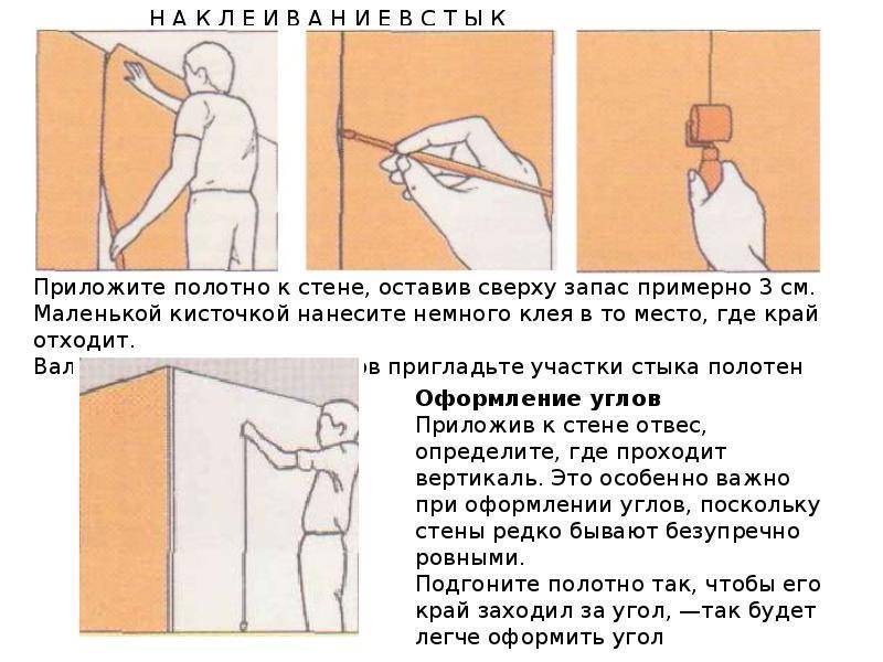 Как поклеить обои на потолок – выбор, правила наклеивания и ухода