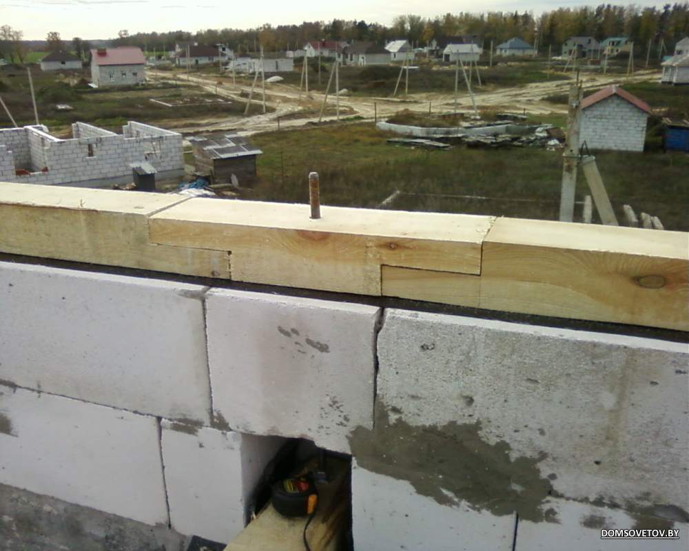 Газобетон без армопояса: кладка на анкеры, на проволоку