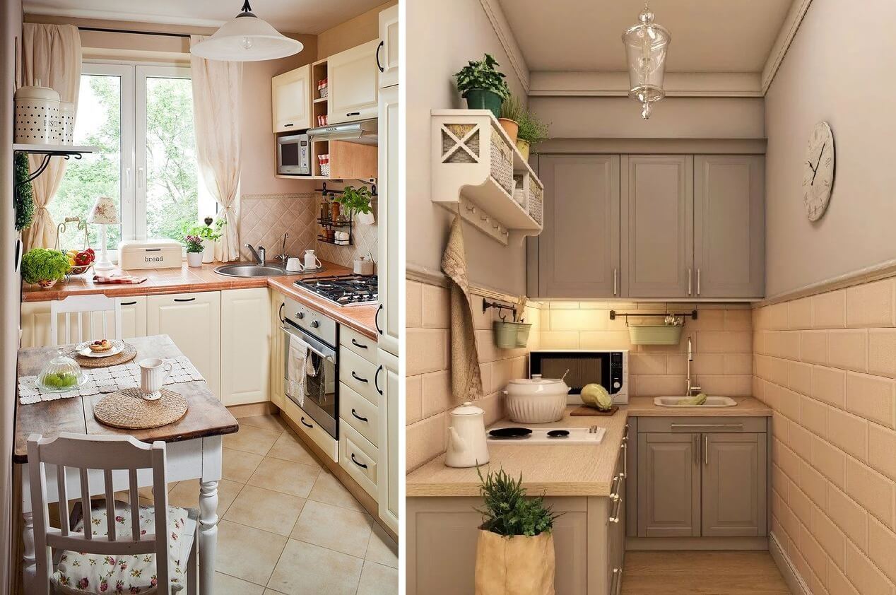 небольшие кухни для маленьких кухонь фото